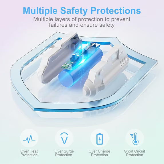 5000mAh Battery Pack for Meta Quest 3S/3/Oculus Quest 2, Lightweight and Portable Headset Accessories Fast Charging LCD Display Battery, Extend Power Accessories for Extra 2H Playtime